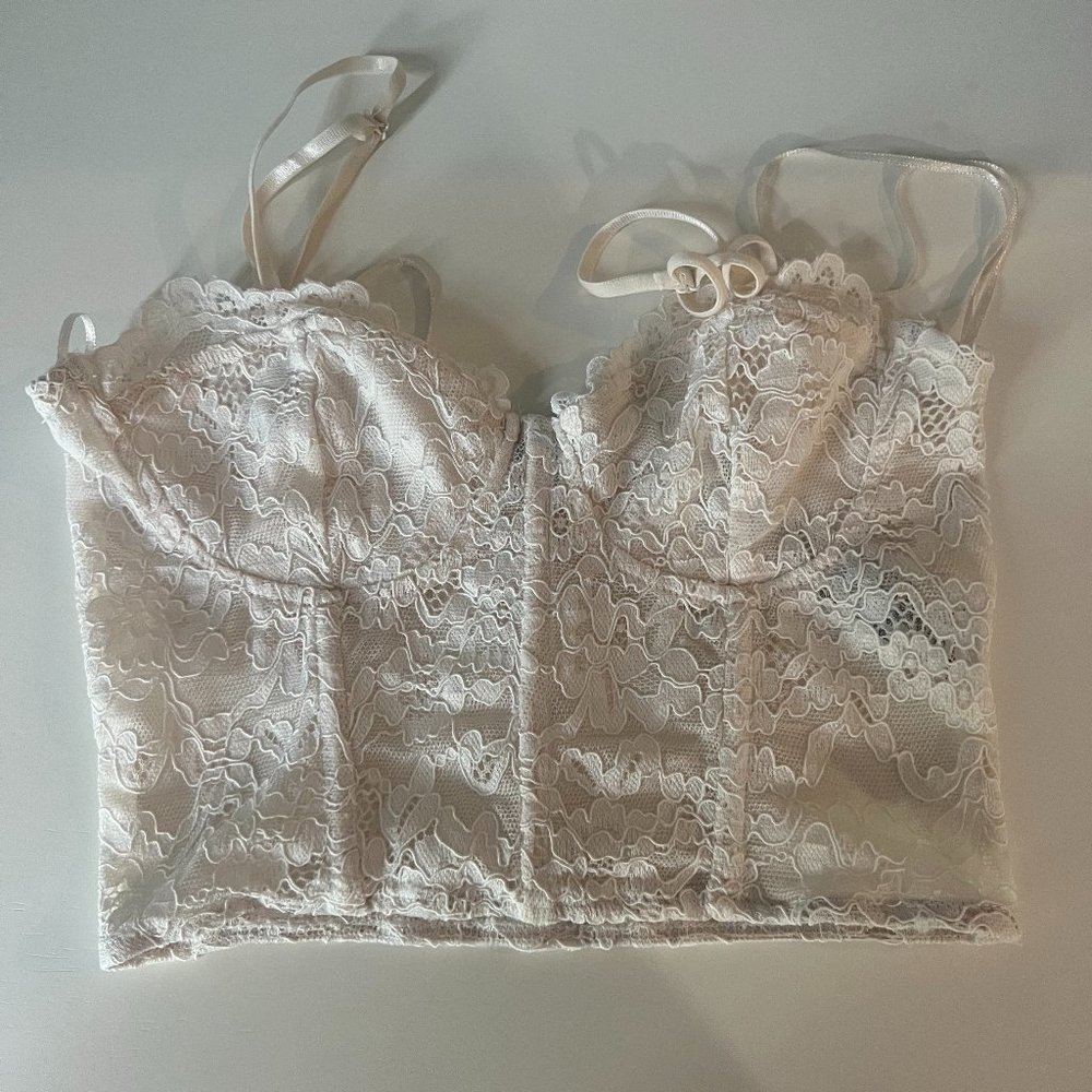 White Zara Lace Top
